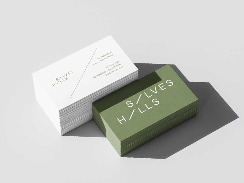 Silves Hills – Elegantne ja esinduslik visiitkaardi disain